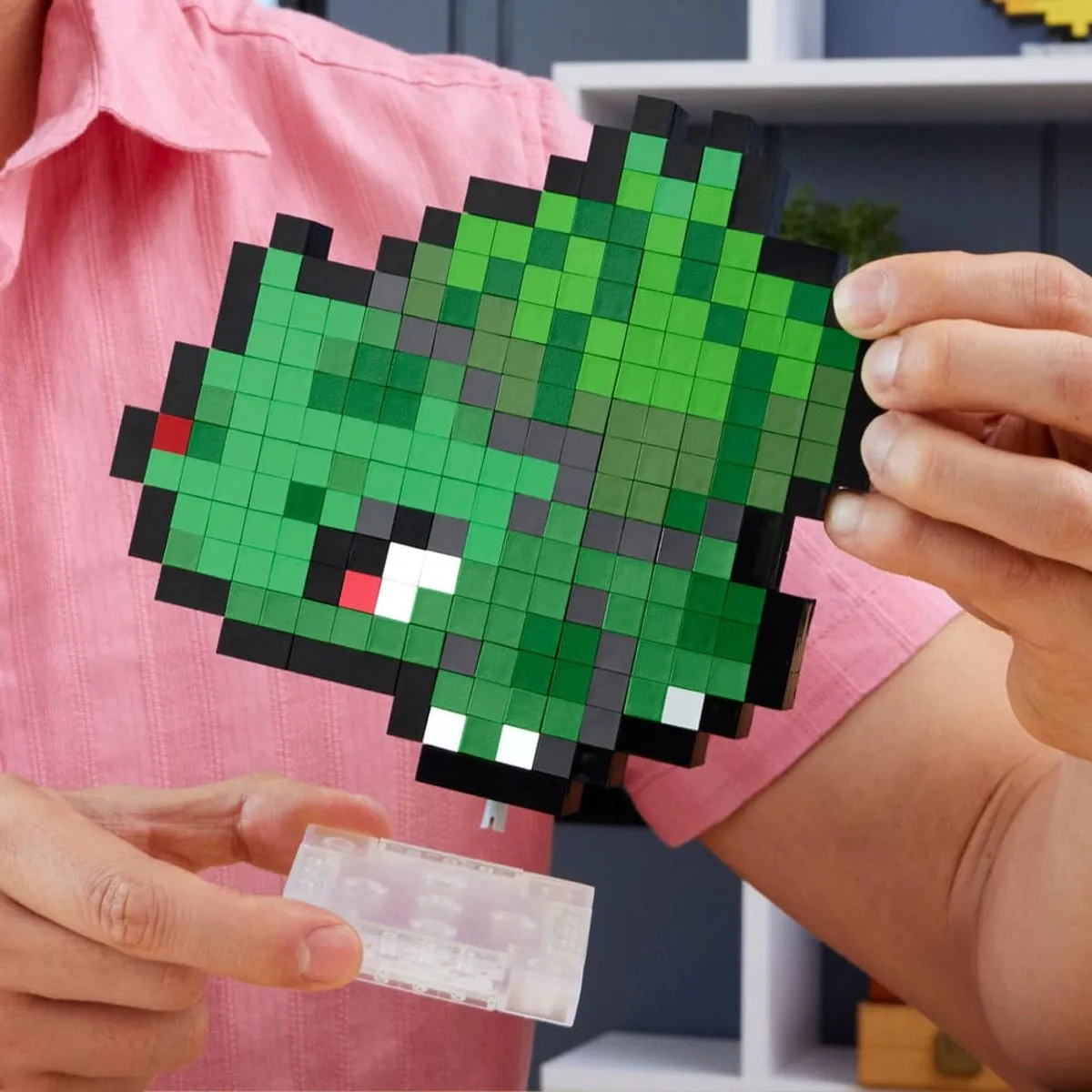 Mattel Pokémon Bisasam Pixel Art - 374 Onderdelen - Multicolor