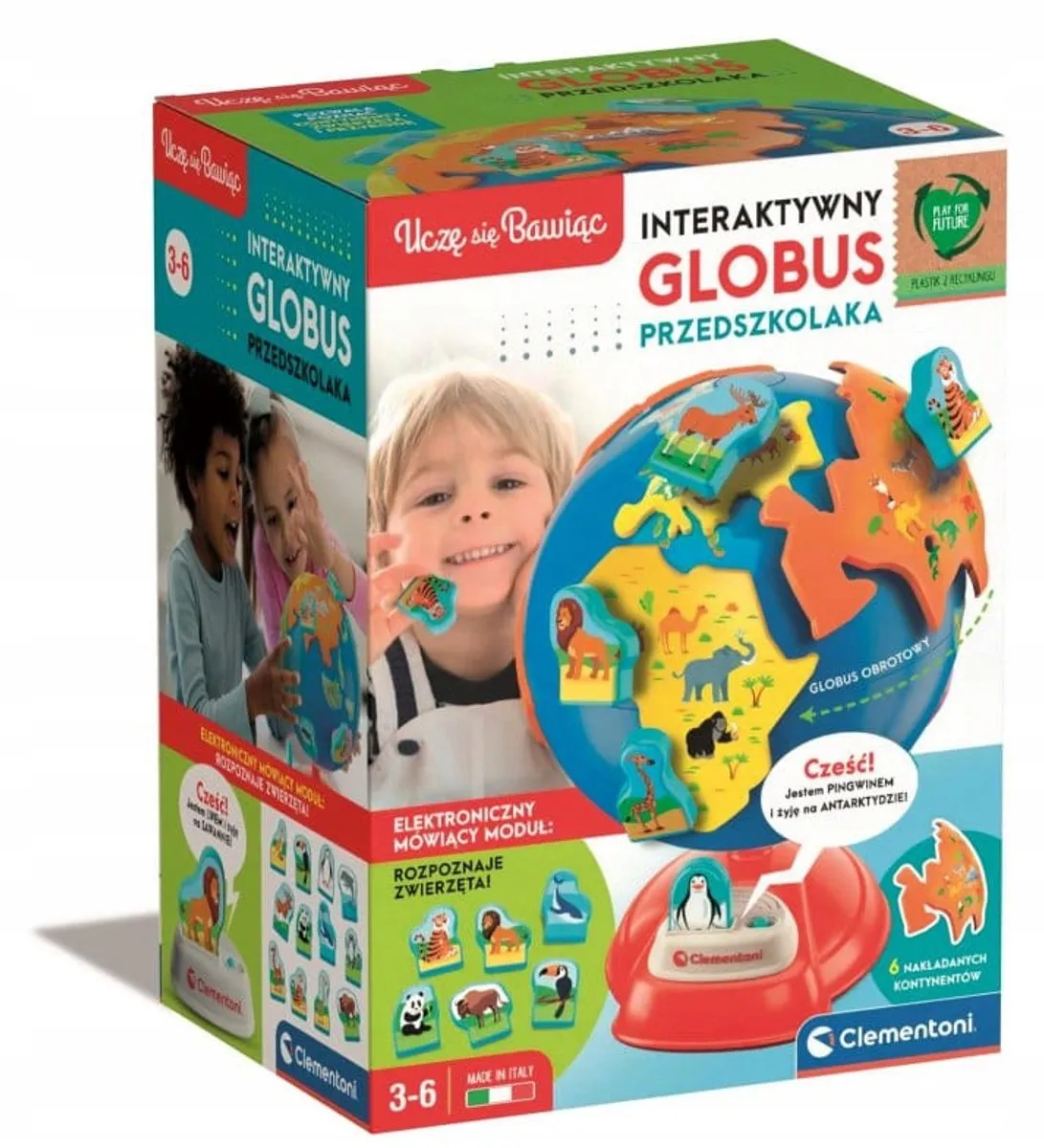 Clementoni Interactieve Wereldbol voor Kleuters