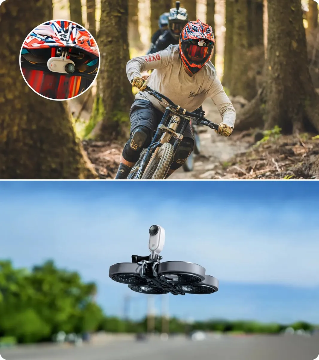 Insta360 GO3/GO 3S Action Mount Set - Wit