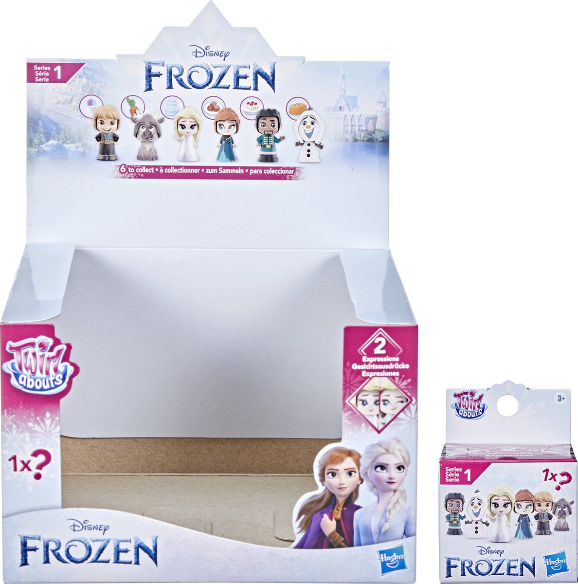 Disney Frozen Twirlabouts Blind Box Surprise - 1 exemplaar - 5 cm groot - Spaar ze allemaal