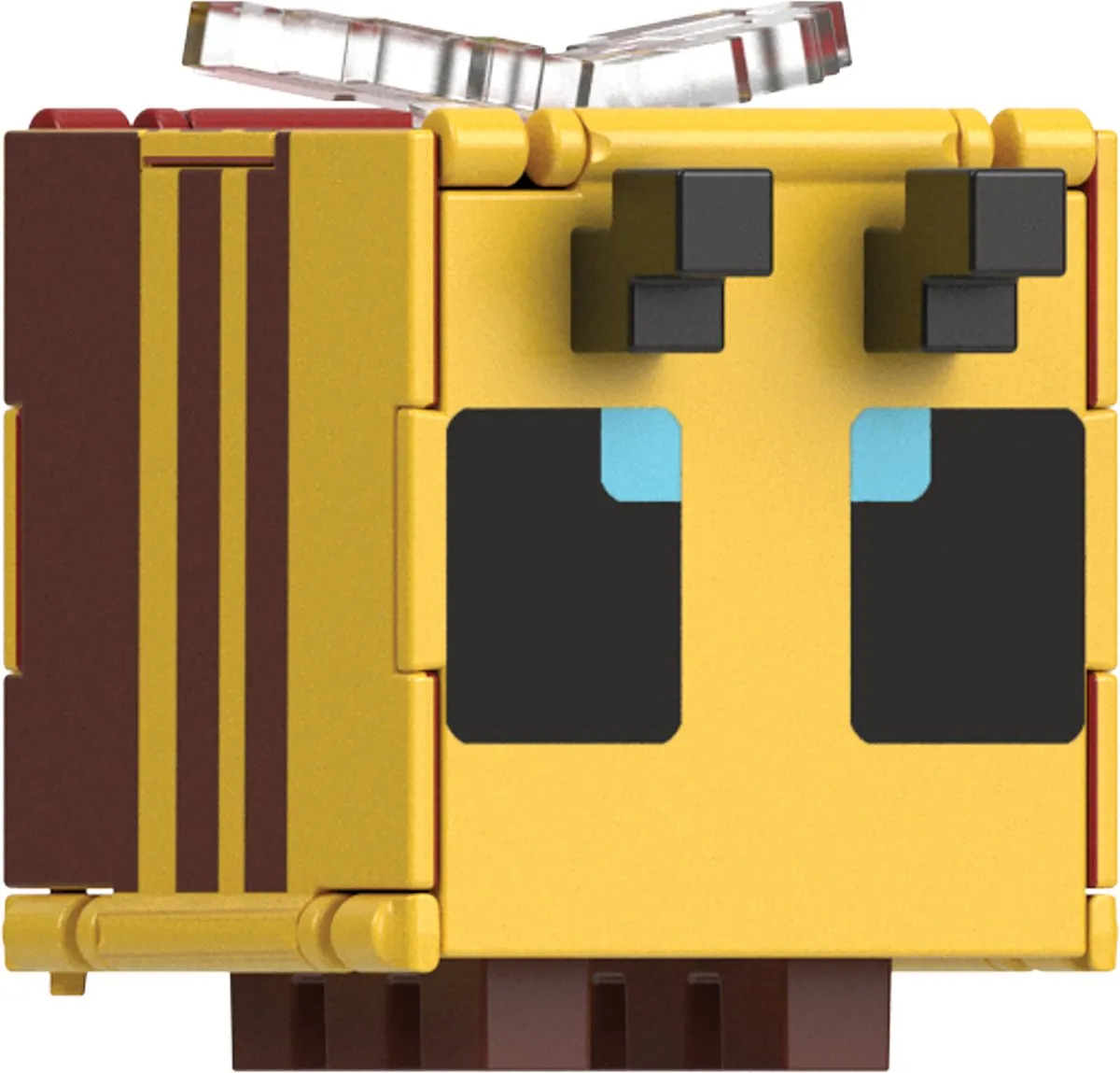 Mattel Minecraft Flippin' Figs Bee + Flower Pot HTL51 - Bruin/Geel