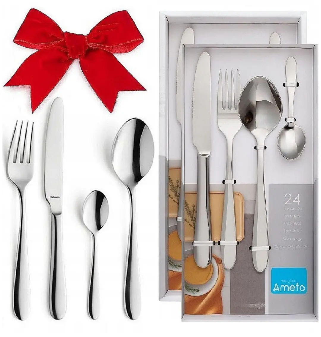 Amefa Oxford Bestekset 24-delig - 6 Personen - Zilver - afbeelding 6 van 6