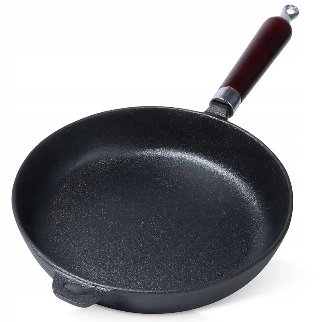Orion Grote Gietijzeren Koekenpan 24cm - Inductie & Grill
