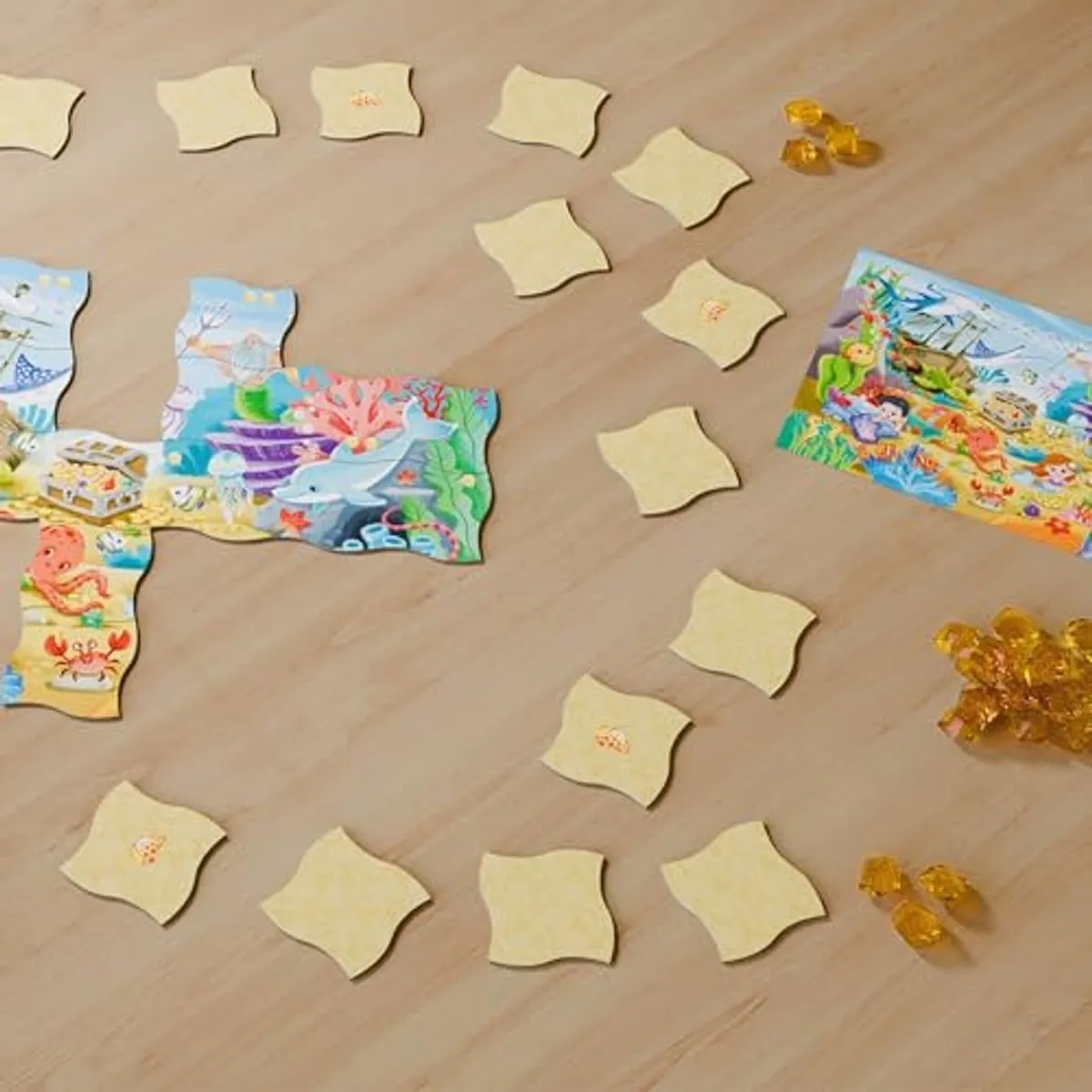 Haba Schatzoeken in de Oceaan - Educatief Kinderspel - 2-6 Spelers - Multicolor