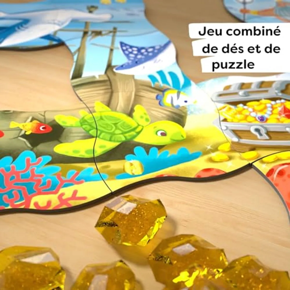 Haba Schatzoeken in de Oceaan - Educatief Kinderspel - 2-6 Spelers - Multicolor
