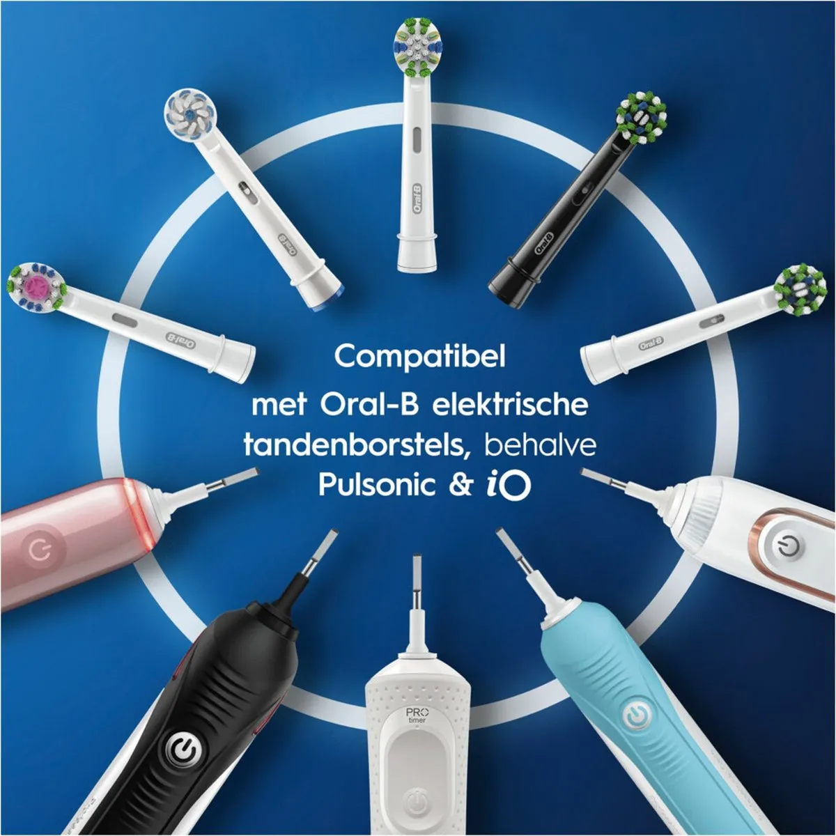 Oral-B Precision Clean Opzetborstels - 10 Stuks