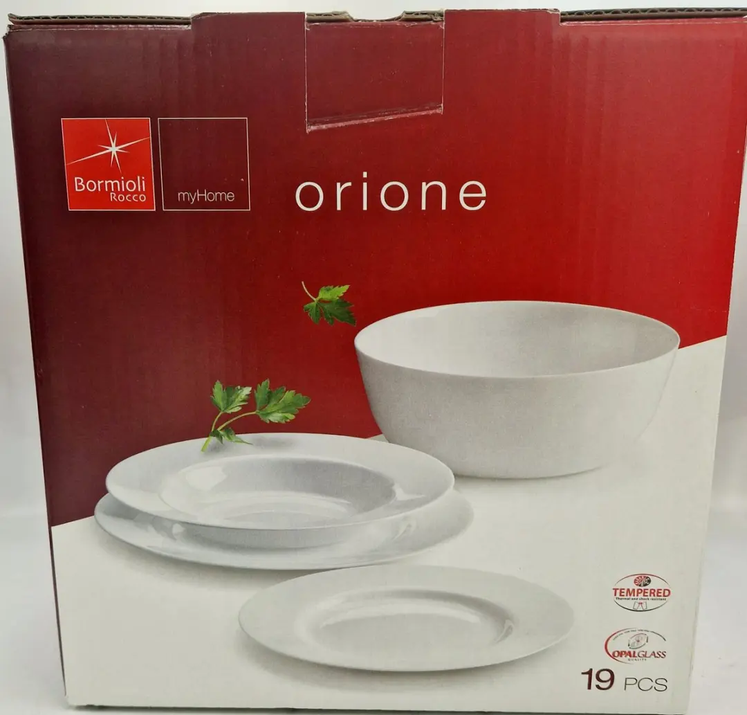 Bormioli Rocco Orion Servies 6 Personen - 13-delig Wit