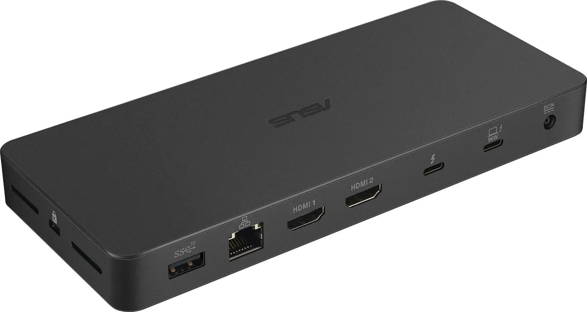 ASUS Triple 4K DC500 Laptop-dockingstation 90XB08DN-BDS080 - Zwart