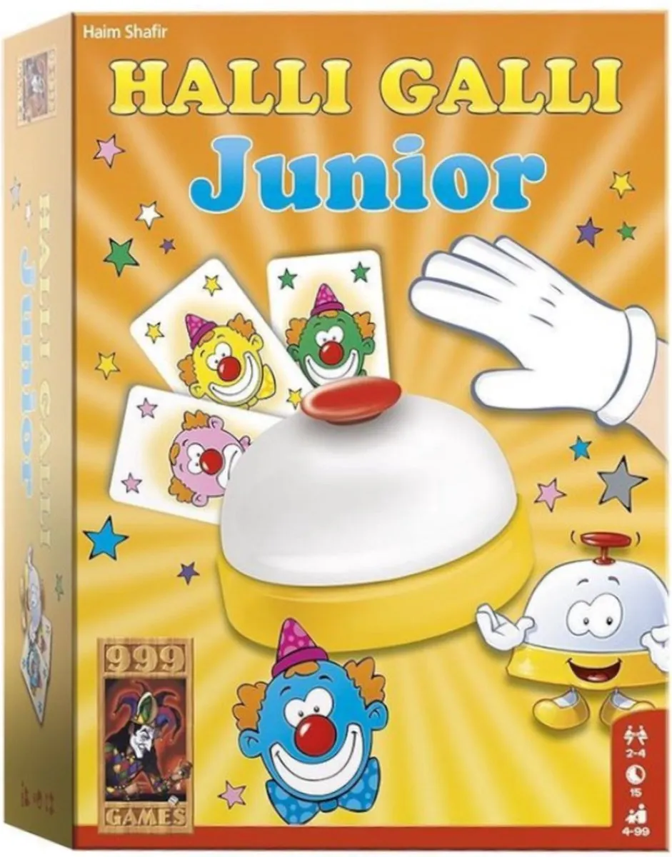 999 Games Halli Galli Junior Actiespel - 54 Kaarten