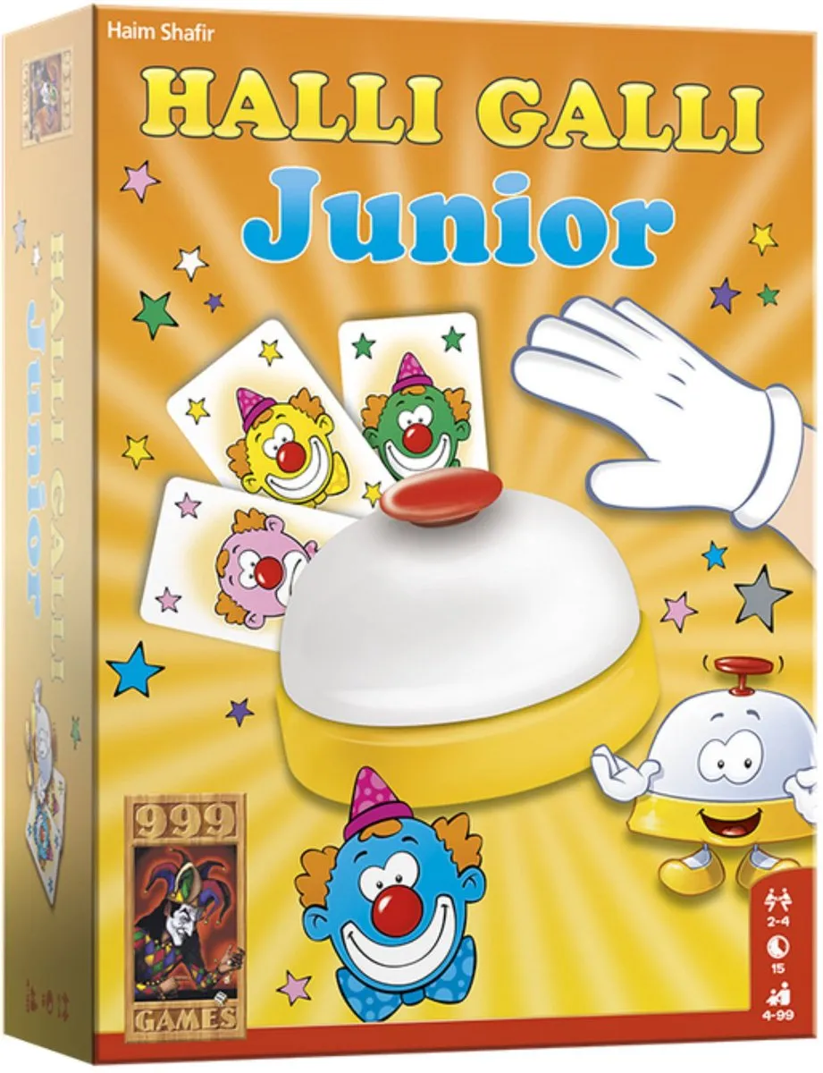 999 Games Halli Galli Junior Actiespel - 54 Kaarten