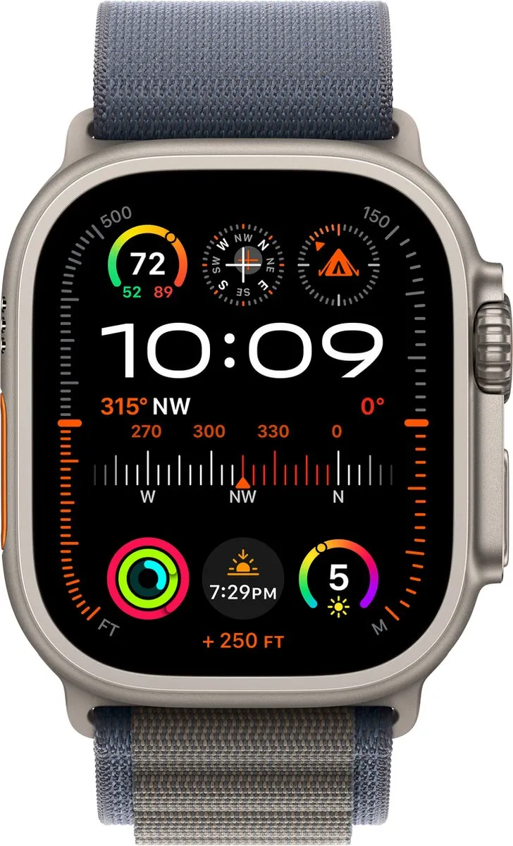 Apple Watch Ultra 2 GPS + Cellular 49mm - Blue Alpine - Large