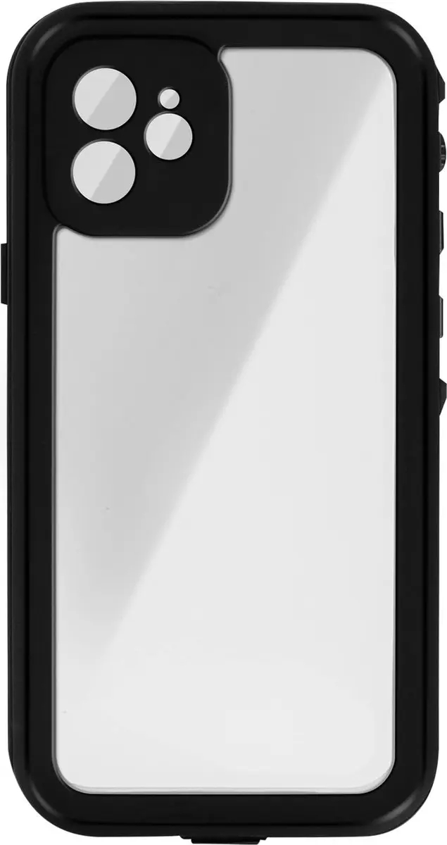 Redpepper Hoesje iPhone 12 Waterdicht Zwart - BACK-REDP-BK-IP12