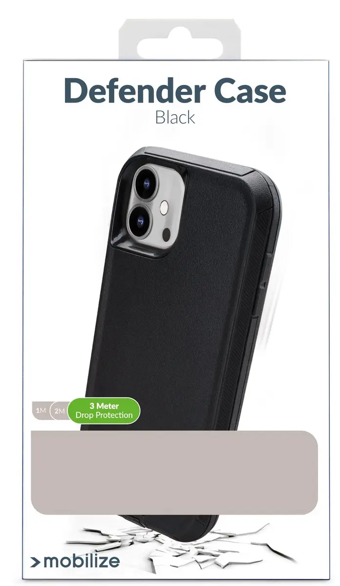 Mobilize Defender Backcover MOB-DCB-GALA365G - Zwart