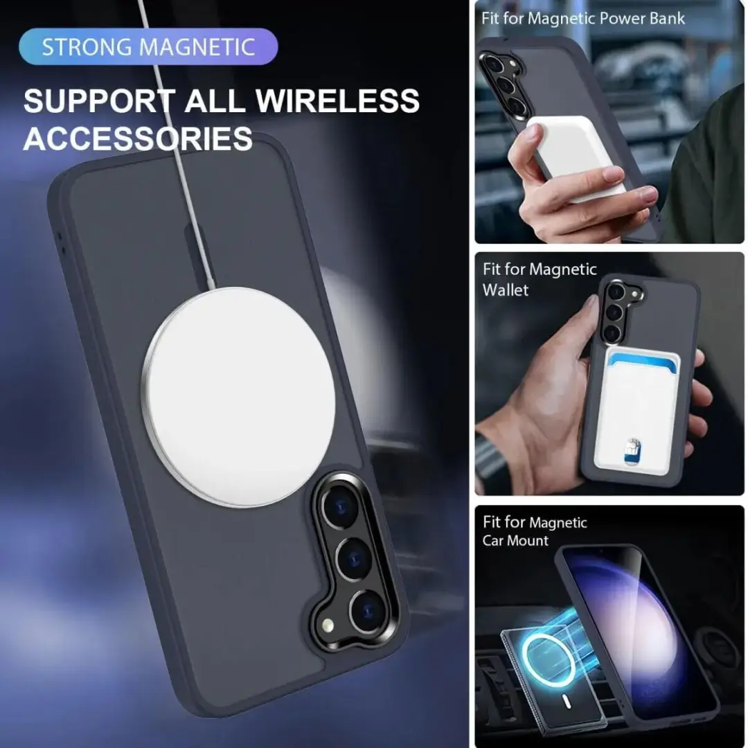 Selected Hoesje Samsung Galaxy S23 MagSafe - Donkerblauw