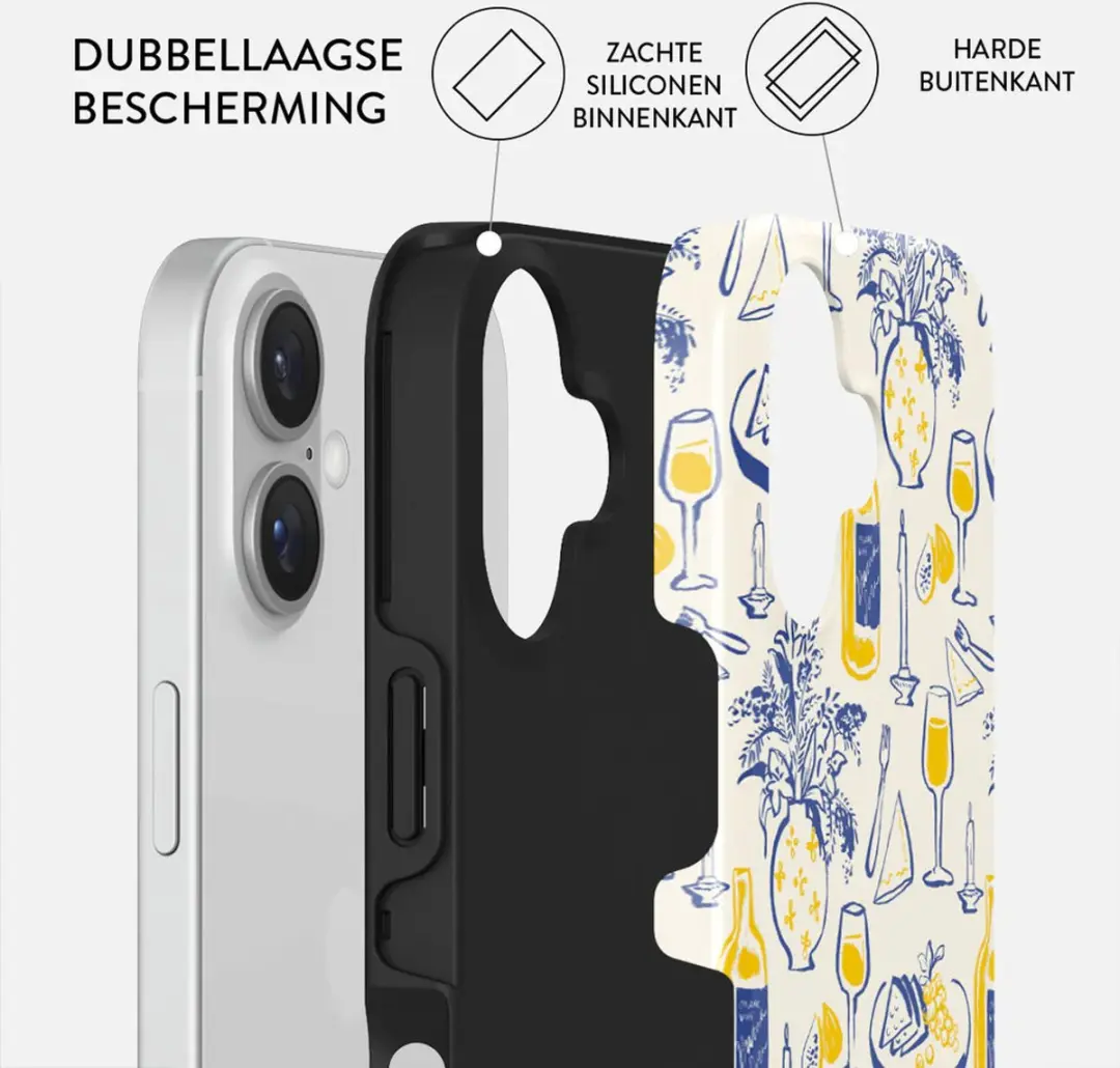 Burga Tough Case Apple iPhone 16 - Couvert