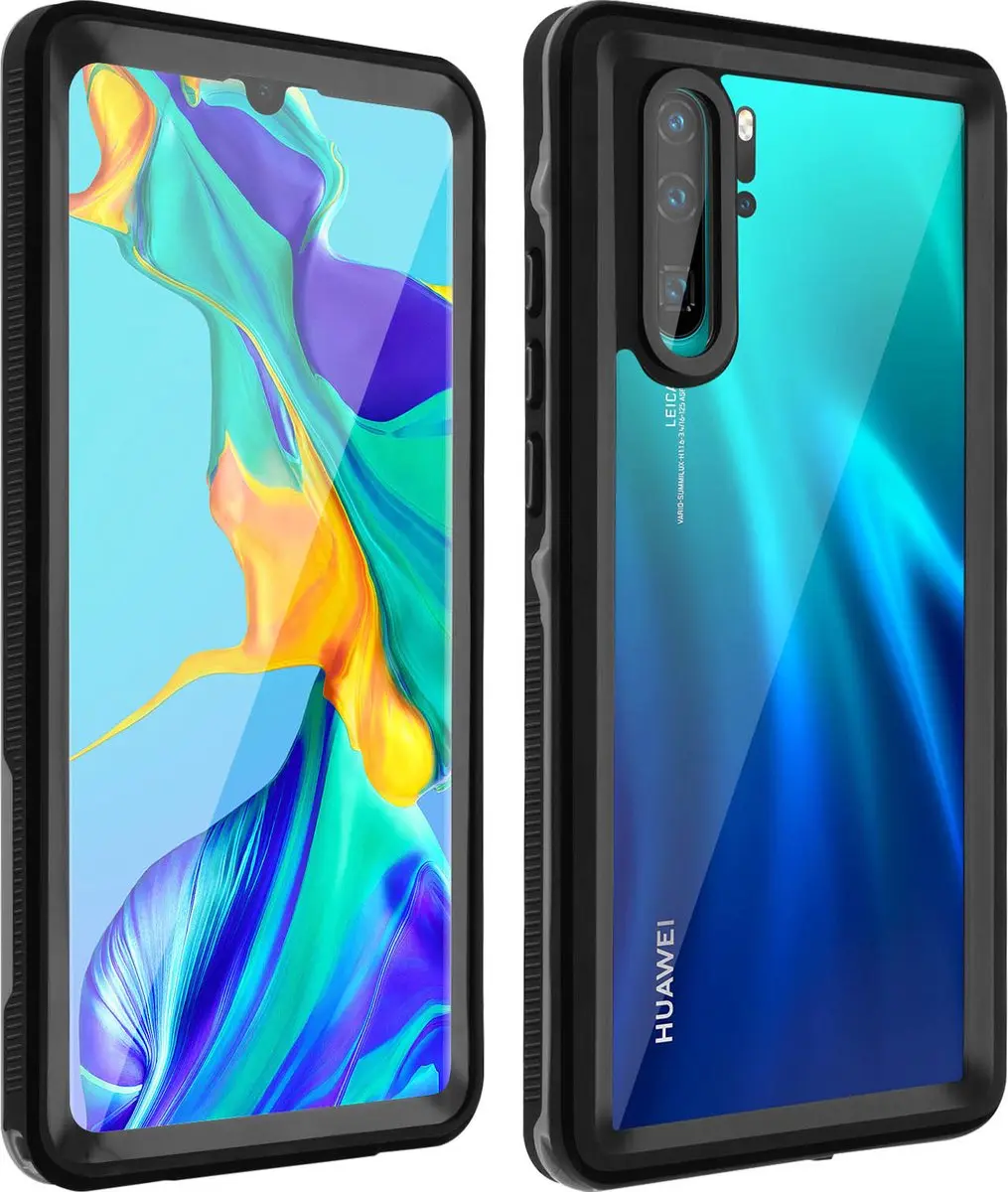 Redpepper Hoesje Huawei P30 Pro Waterdicht - Zwart