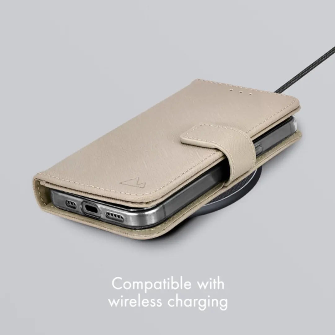 My Style Flex Wallet iPhone 18 Pro Warm Taupe - 3 Pasjes