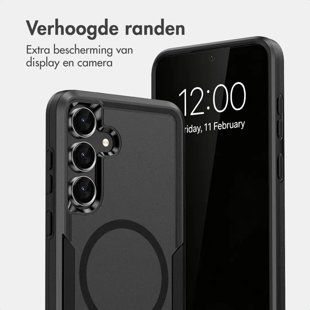 Imoshion Hoesje Samsung Galaxy S25 FE - Magnetische Ring Zwart