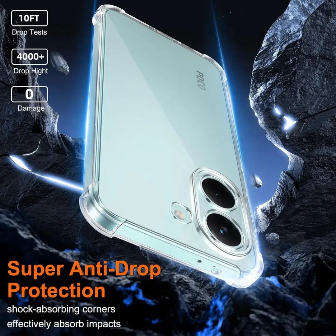 Selected Transparant Hoesje Xiaomi Poco X8 Pro - Schokbestendig