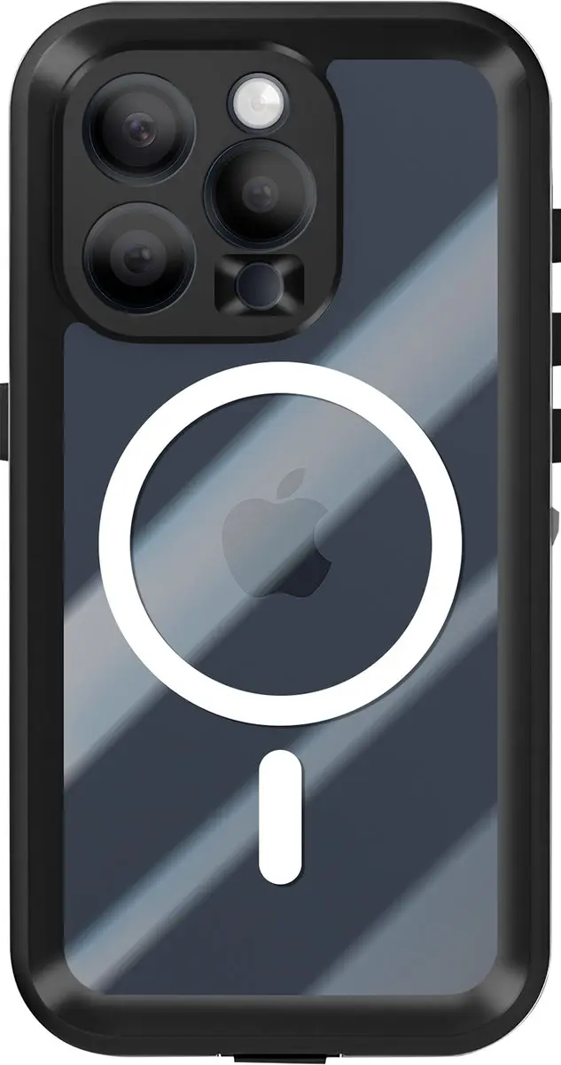Redpepper Integraal Geval iPhone 15 Pro BACK-215289 - Transparant