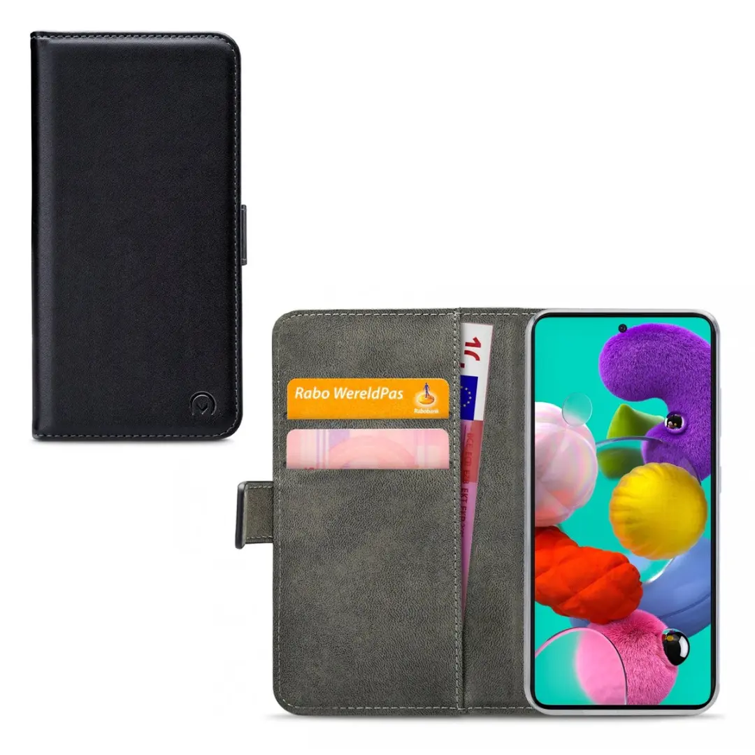 Mobilize Classic Gelly Wallet Bookcase Samsung Galaxy A51 5G - 3 Pasjes - Zwart