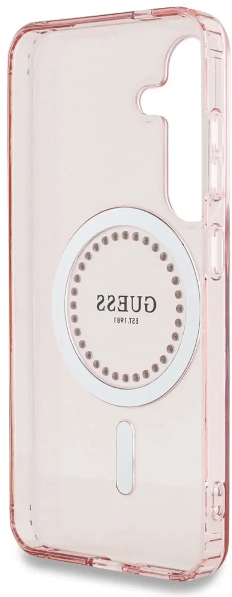 GUESS IML Rhinestones Back Cover 3666339449544 - Roze