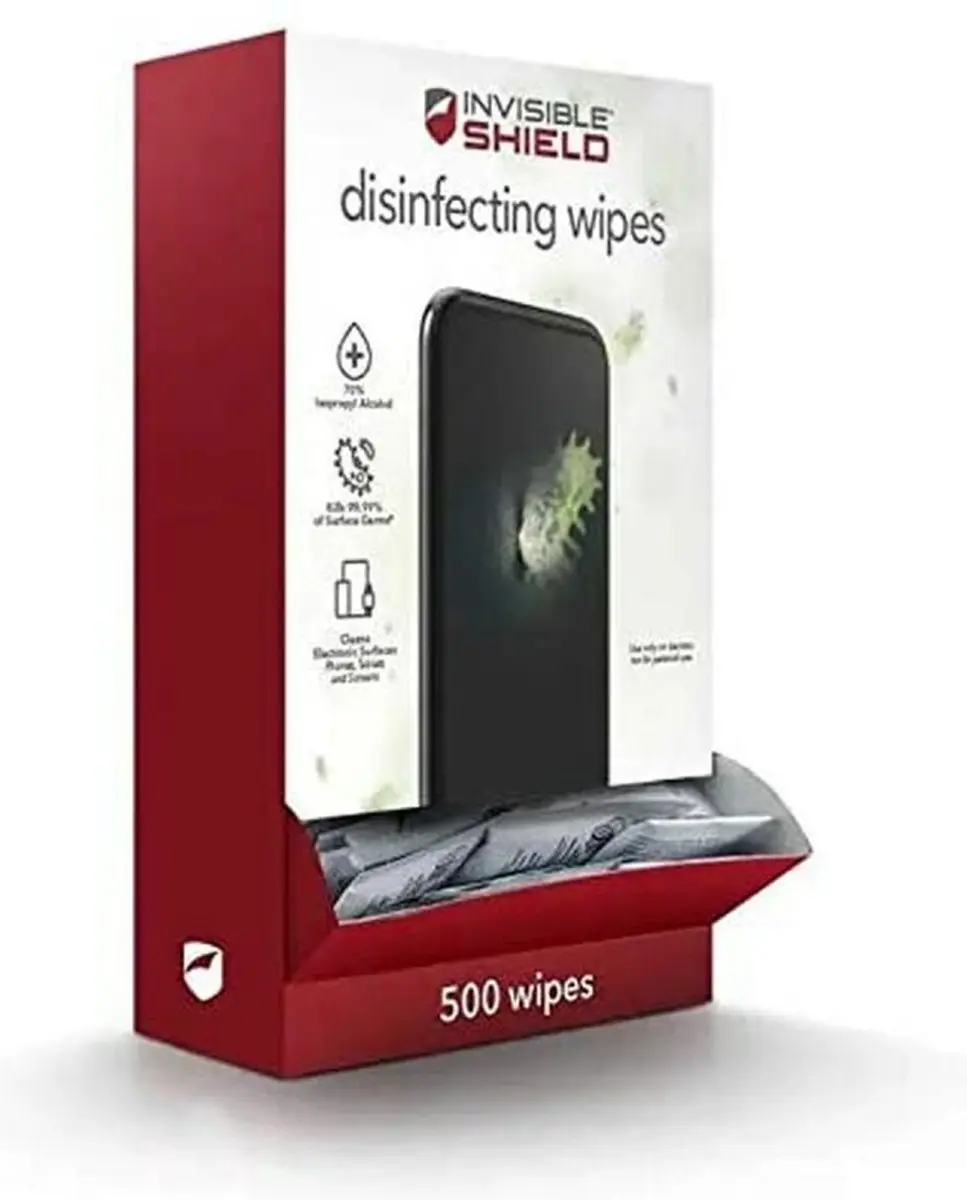 ZAGG Invisible Shield Antimicrobial Wipes - 500 Stuks