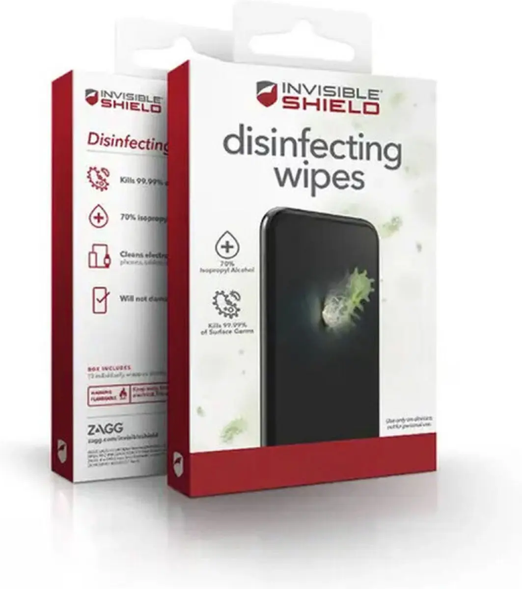 ZAGG Invisible Shield Antimicrobial Wipes
