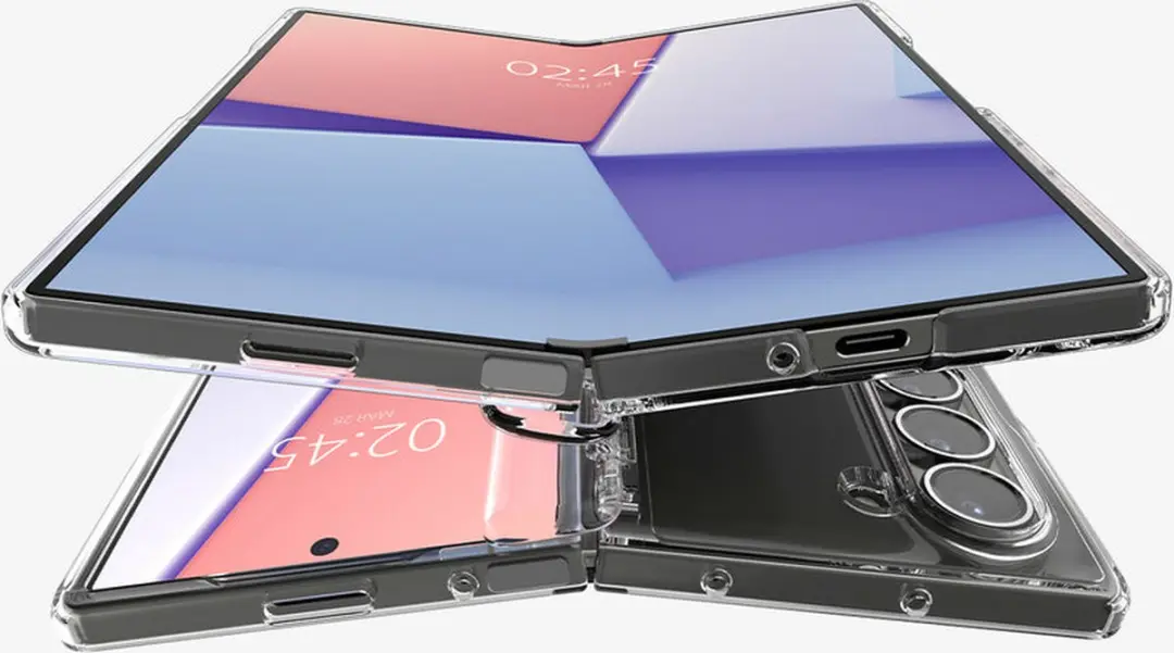 Spigen Ultra Hybrid ACS07813 Hoesje - Samsung Galaxy Z Fold6 - Transparant