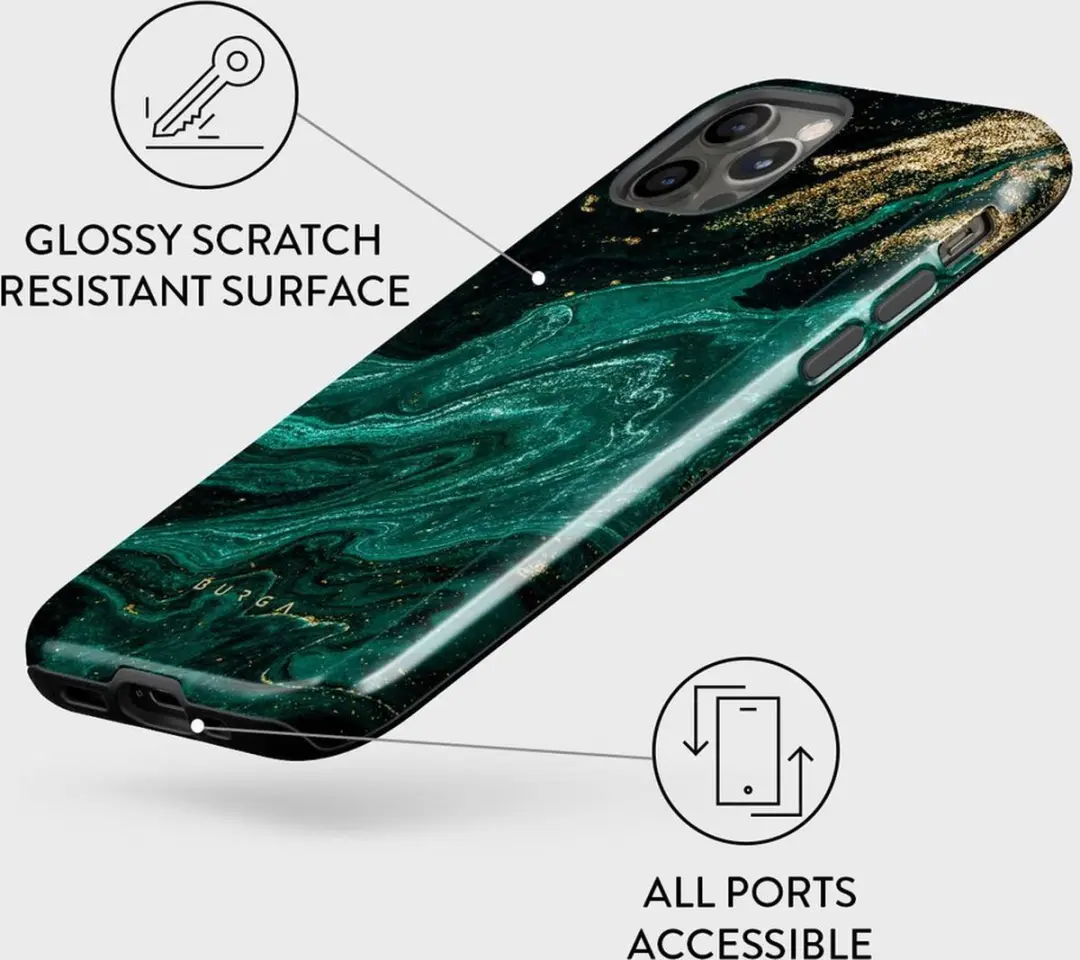 Burga Tough Case iPhone 12/12 Pro 116938 - Emerald Pool