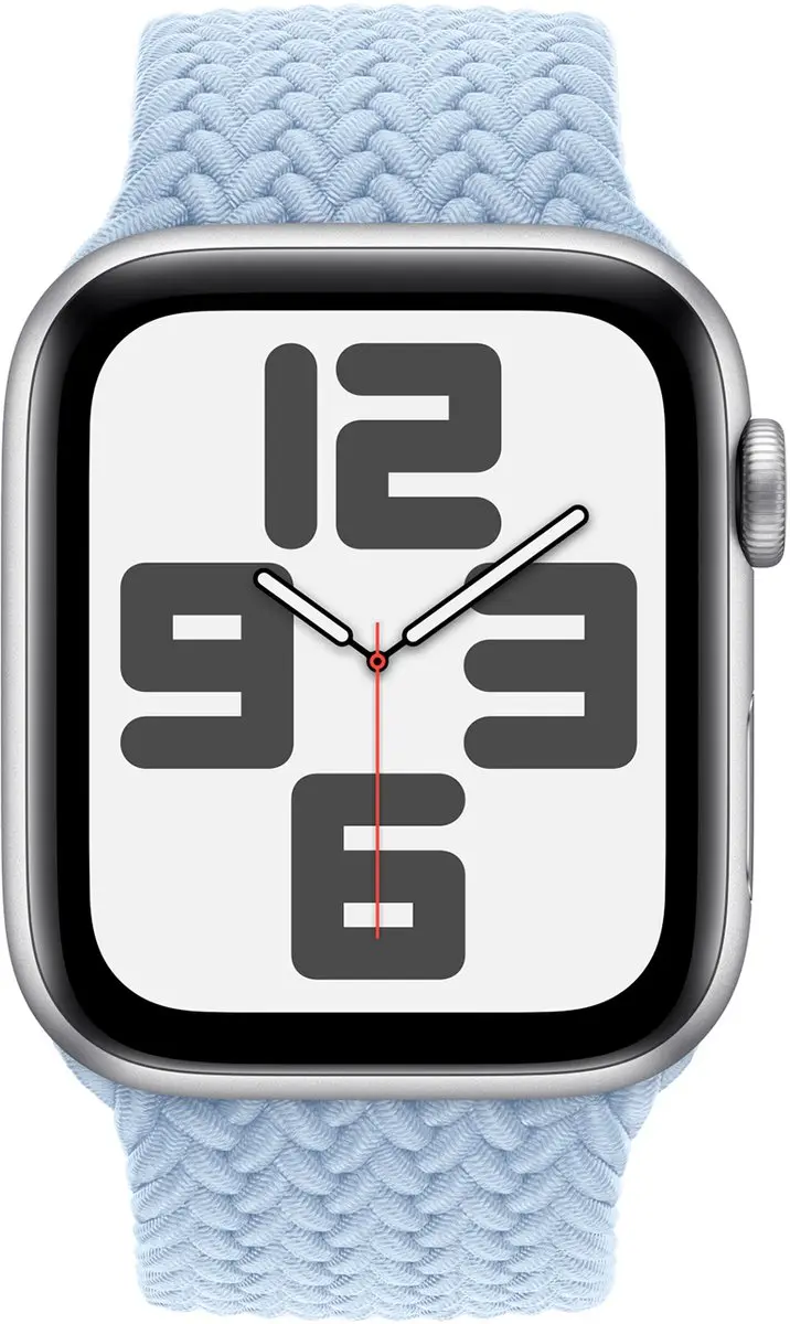 Apple Gevlochten Light Blue Bandje - 38/40/41/42mm - Maat 6