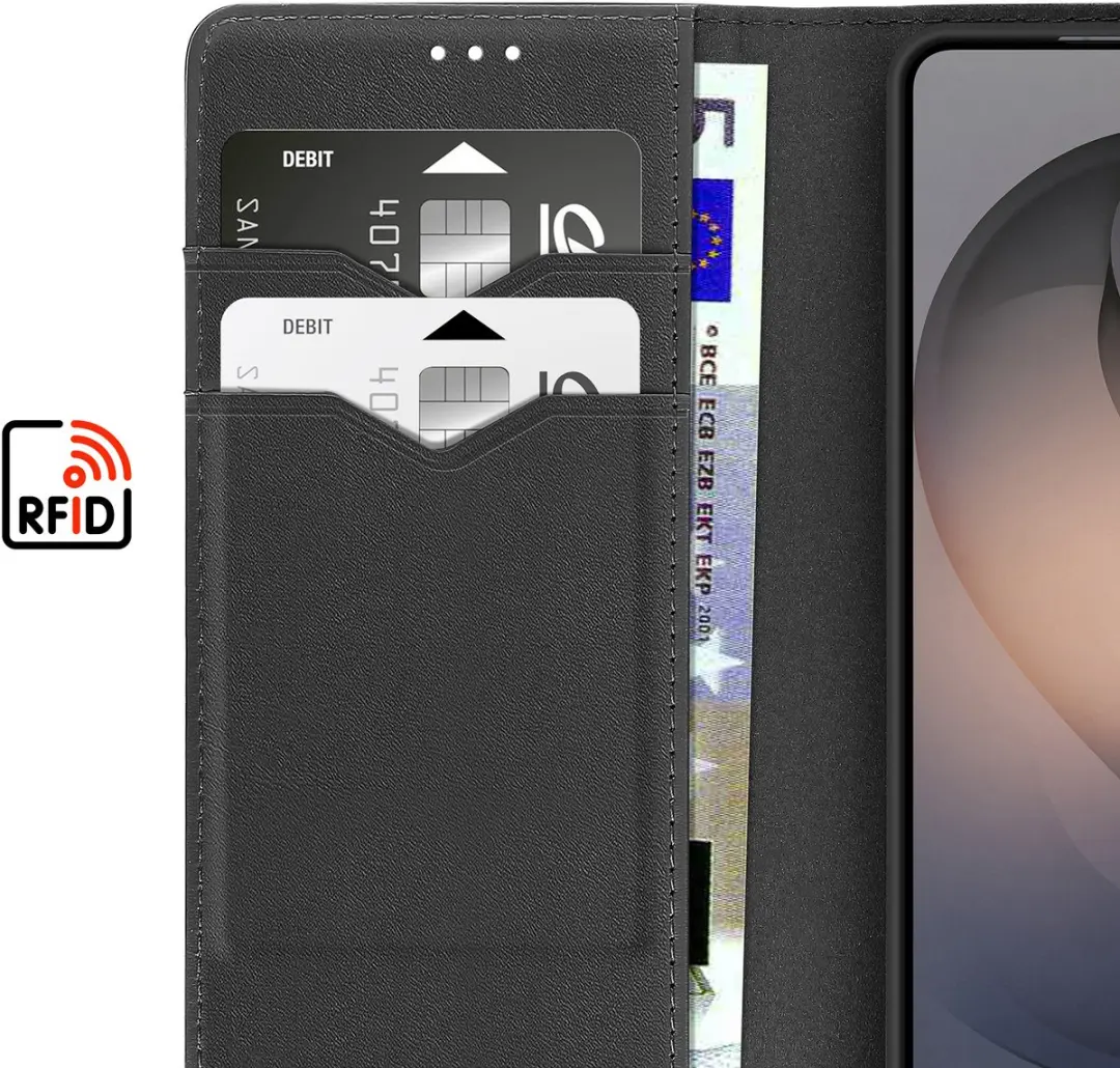 Dux Ducis Folio-IVO-BK-S26U Portemonneehoesje - Samsung Galaxy S26 Ultra - Zwart