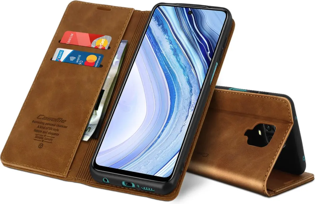Caseme Hoesje Redmi Note 9S FOLIO-KAZAM-BR-NT9S