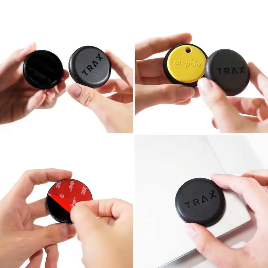 Chipolo POP Bluetooth Tracker - Zwart - 2 Stuks