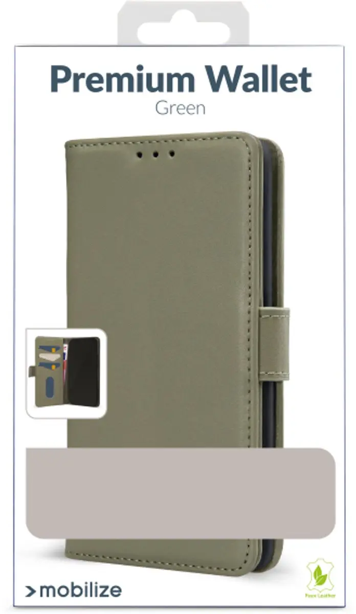 Mobilize Premium Gelly Wallet Book Case iPhone 18 Pro Max - Groen