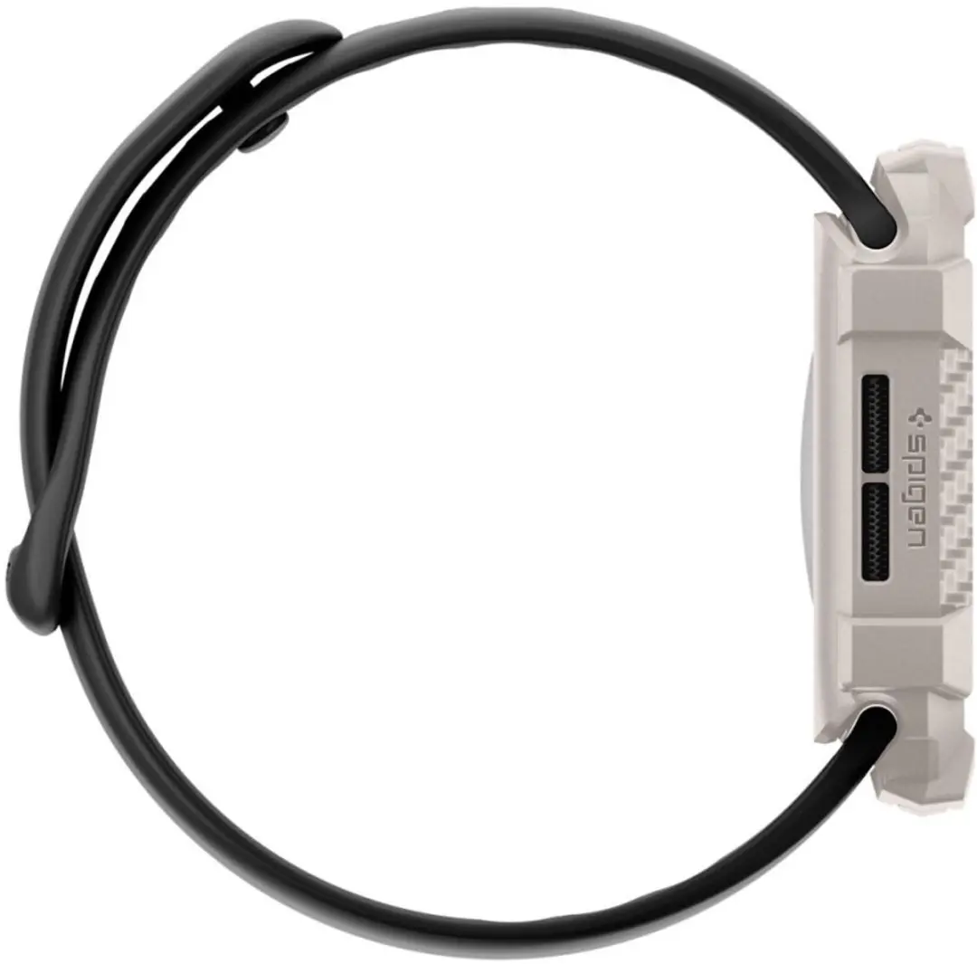 Spigen Rugged Armor V2 Bandje Apple Watch 10/11 42mm - Dune Beige