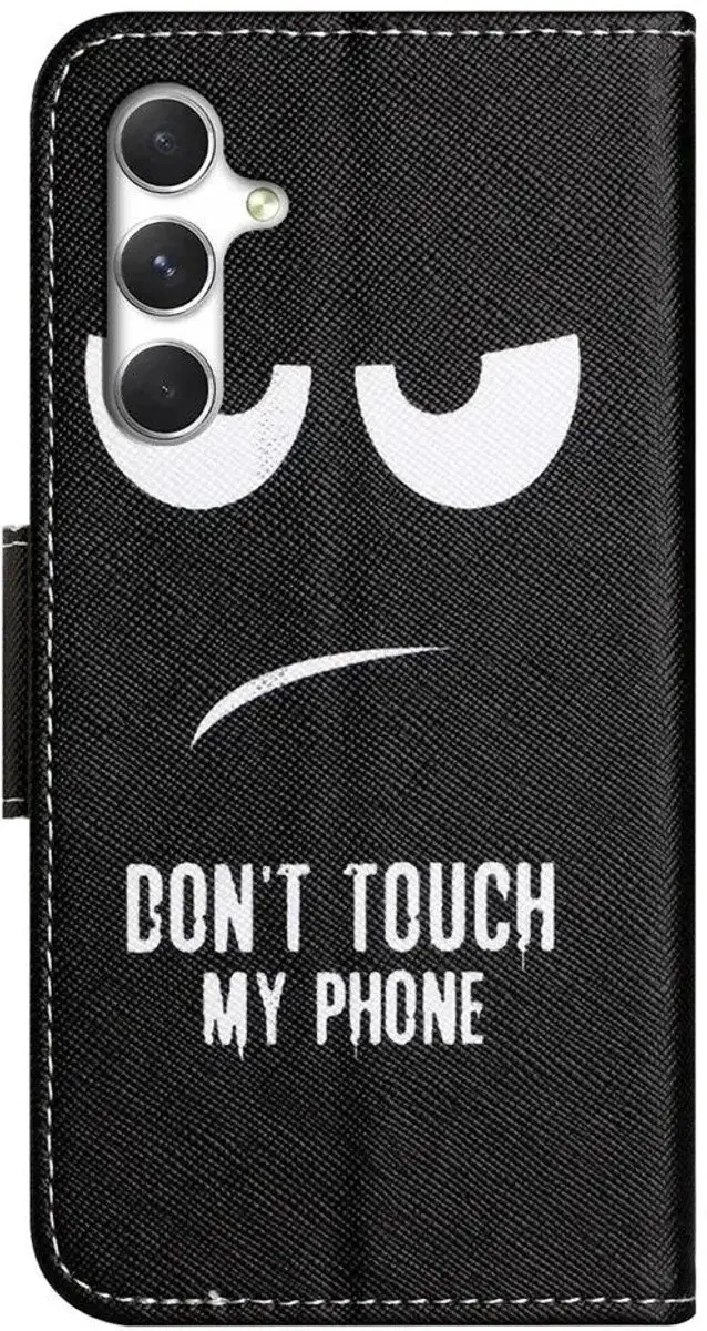 Selected Hoesje Samsung Galaxy A27 Book Case - 3 Pasjes - Zwart