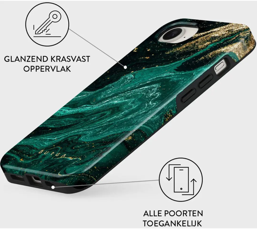 Burga Tough Case FA_04_IPSE4_TH - iPhone 16/17 - Emerald Pool - afbeelding 6 van 6