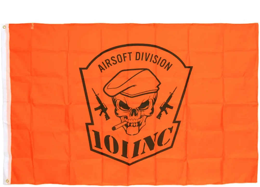 101 INC Vlag Skull + Sigaar