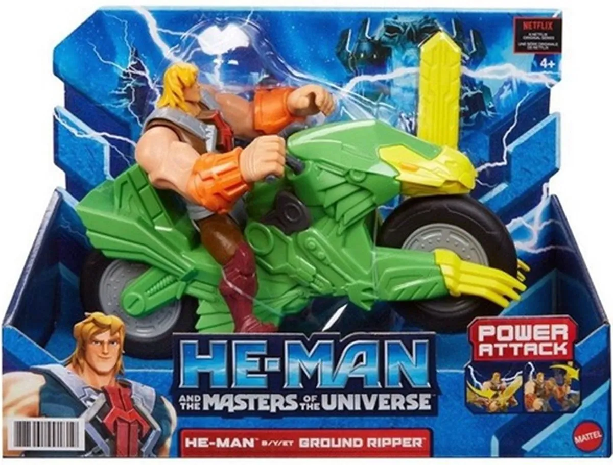 Mattel Masters of the Universe He-Man & Ground Ripper HBL75 - Multicolor