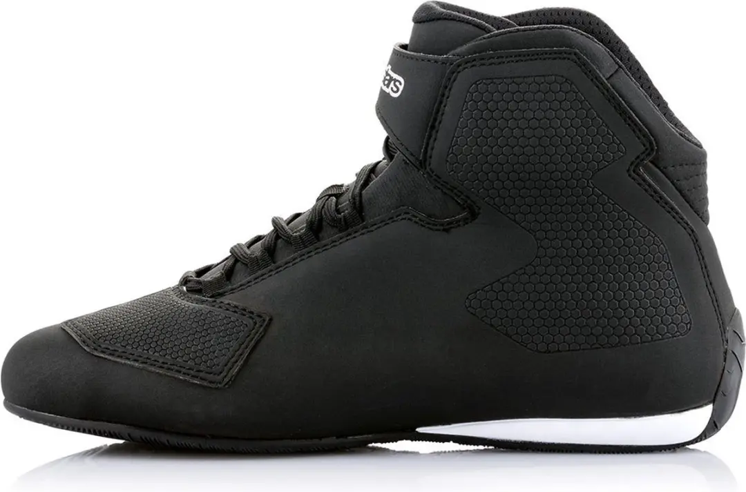 Alpinestars Sektor Motorschoenen - Zwart/Wit/Rood/Fluo - Maat 10.5