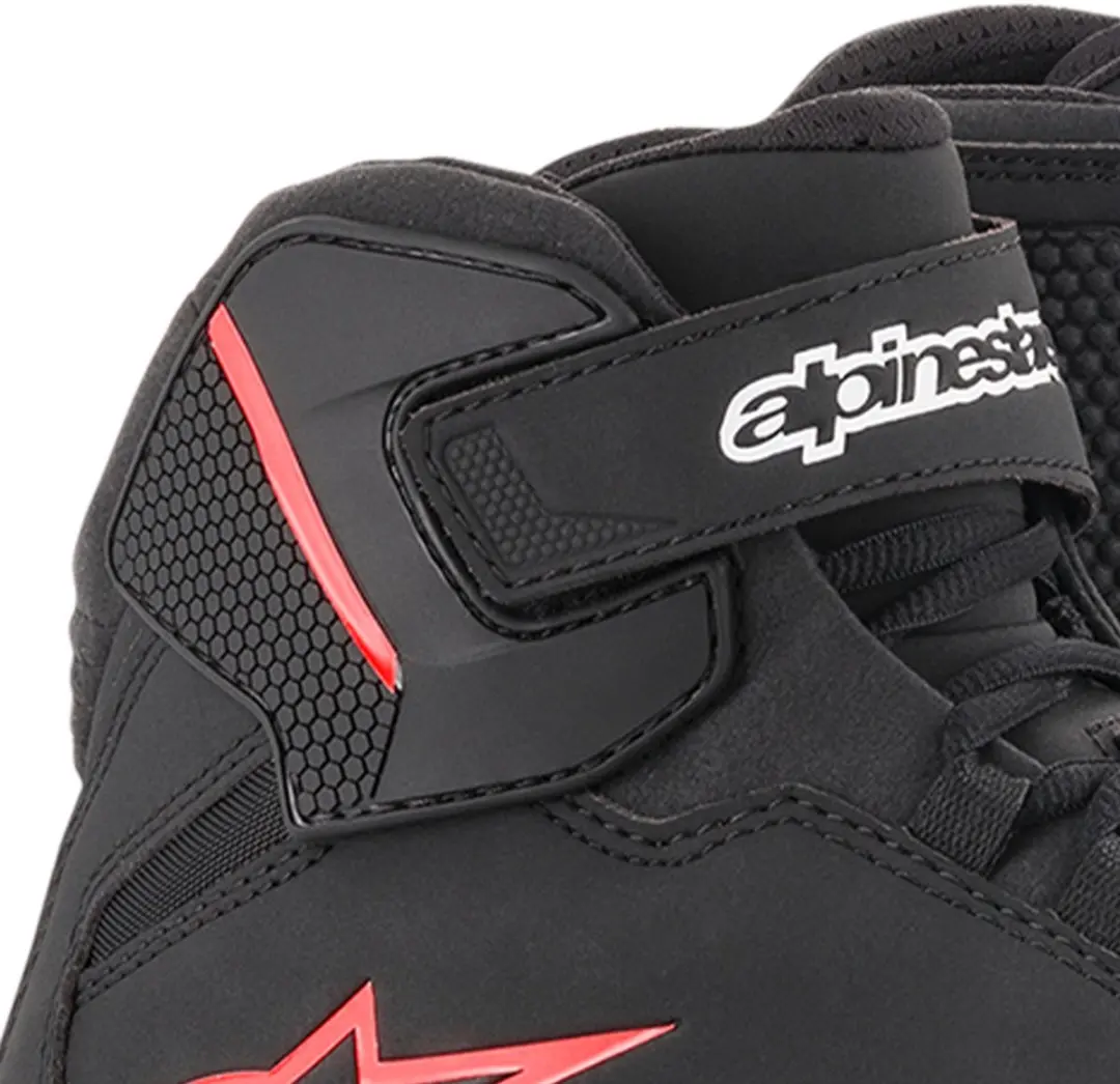 Alpinestars Sektor Motorschoenen - Zwart/Wit/Rood/Fluo - Maat 10.5
