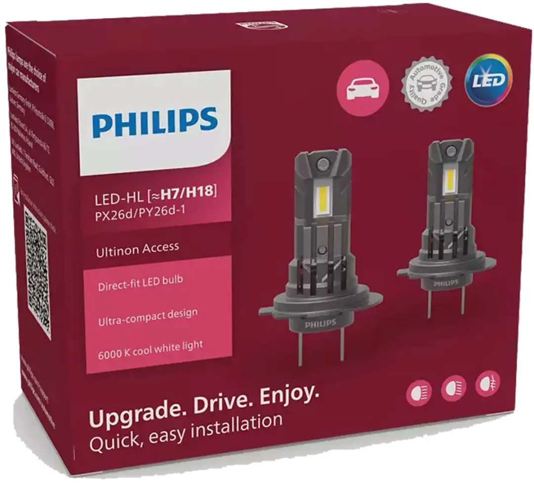 Philips H7/H18 Access LED Koplamp Set 16W