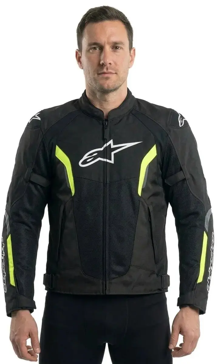 Alpinestars AST V2 Air Jas - Maat L - Zwart/Geel Fluo