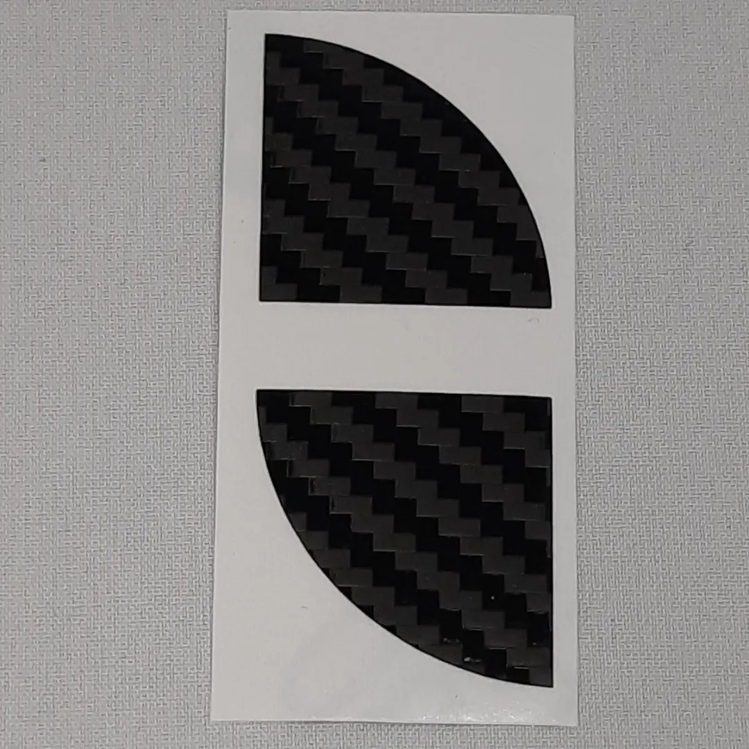 3M Carbon Look Sticker voor BMW Velgembleem - E34/E36/E38/Z1/Z3