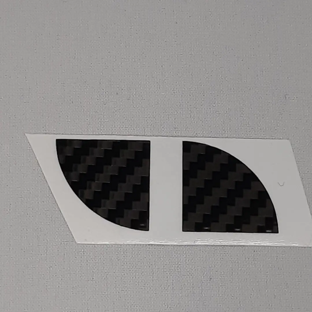 3M Carbon Look Sticker voor BMW Velgembleem