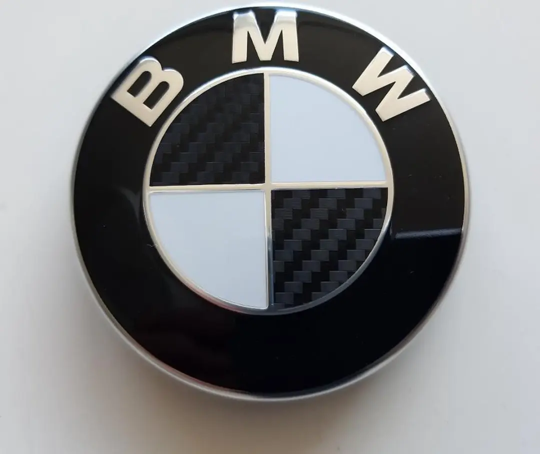3M Carbon Look Sticker BMW Velg Embleem - Carbon Look 4