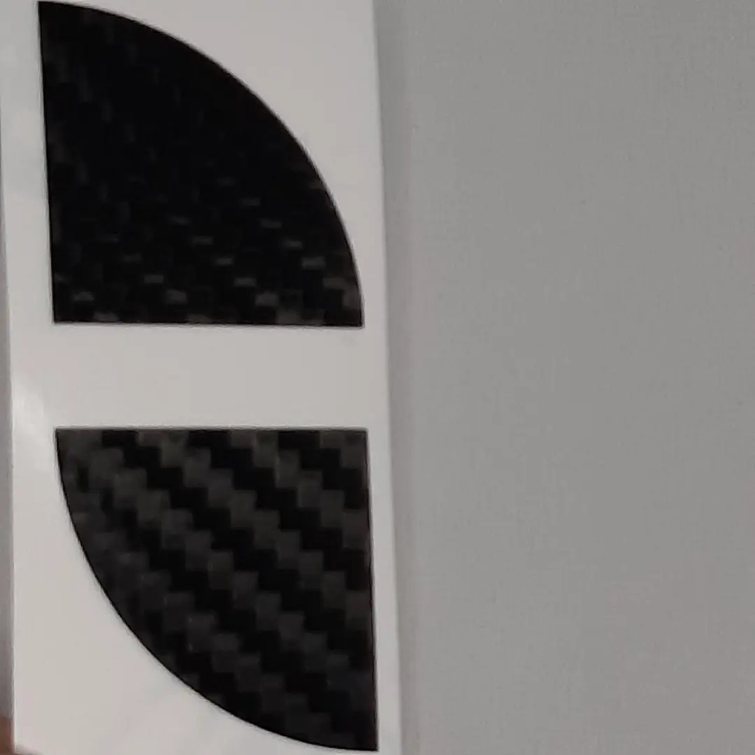 3M Carbon Look Sticker BMW Velg Embleem