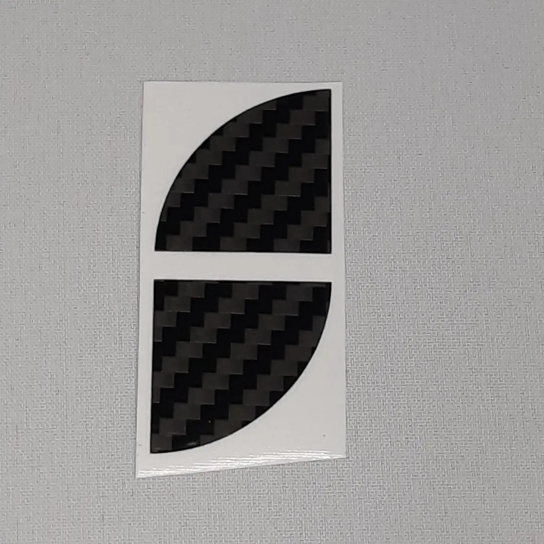 3M Carbon Look Sticker BMW Velg Embleem - Carbon Look 4