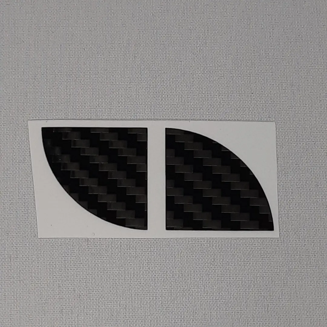 3M Carbon Look Sticker BMW Velg Embleem - Carbon Look 4